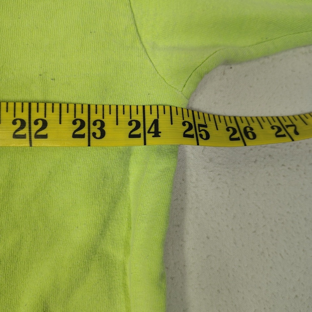 VINTAGE Florida Zoo Gallery T-Shirt Mens XL Lime Green Comfort Colors 2001 - Picture 11 of 14